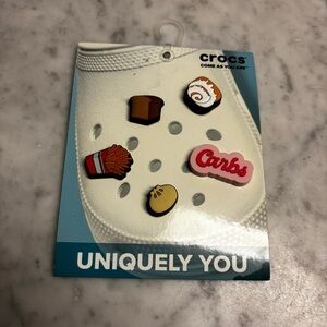 CROCS Kids Jibbitz Food Charms - Red, Brown, White